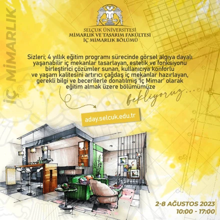 Bölümümüze davet..